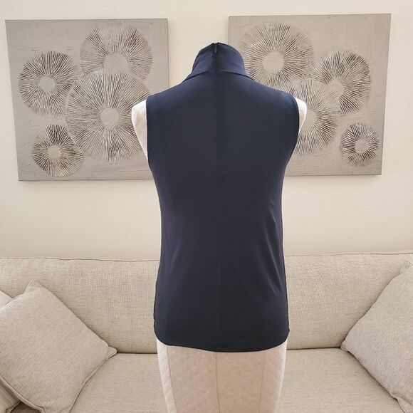 Vince Sleeveless Turtleneck Top size Small in Black - Picture 7 of 12